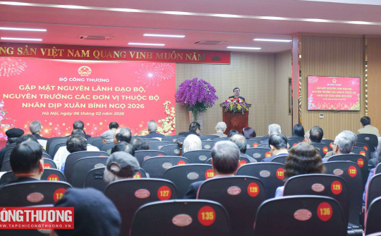 Bộ Công Thương gặp mặt, tri ân nguyên Lãnh đạo, cán bộ hưu trí nhân dịp Xuân Bính Ngọ 2026