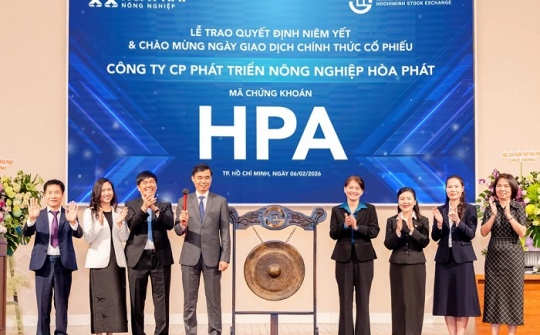 Nông nghiệp Hòa Phát chính thức chào sàn HOSE 285 triệu cổ phiếu