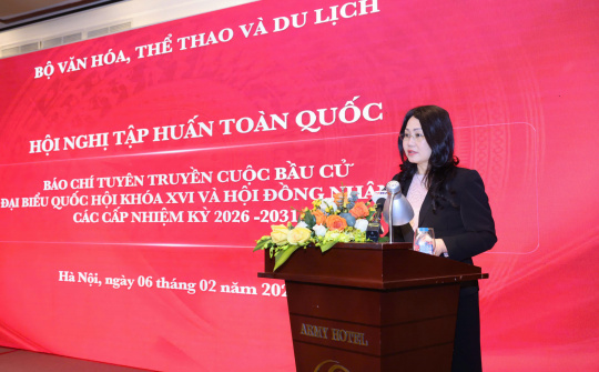 Tập huấn tuyên truyền bầu cử đại biểu Quốc hội khóa XVI và đại biểu HĐND các cấp