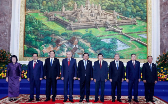 Tổng Bí thư Tô Lâm đồng chủ trì Cuộc gặp giữa Người đứng đầu ba Đảng Việt Nam - Campuchia - Lào