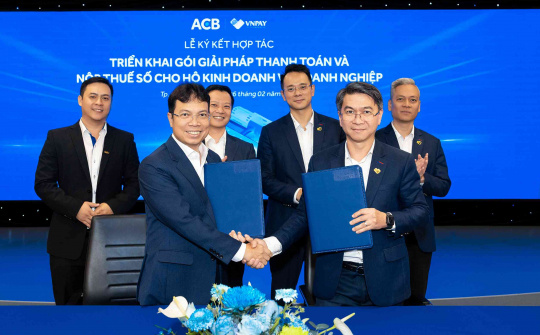 VNPAY và ACB hợp tác triển khai giải pháp Thanh toán - Nộp thuế số cho hộ kinh doanh, doanh nghiệp