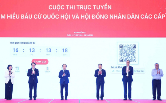 Phát động Cuộc thi trực tuyến tìm hiểu bầu cử Quốc hội và Hội đồng nhân dân các cấp