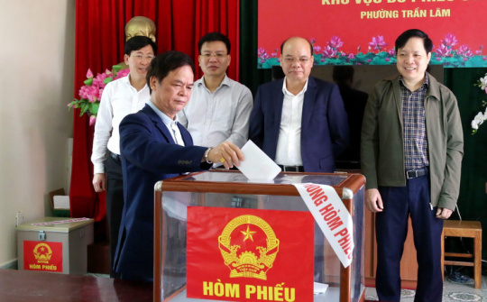 Bầu cử Quốc hội và HĐND: Hưng Yên vận hành thử nghiệm quy trình bỏ phiếu bầu cử