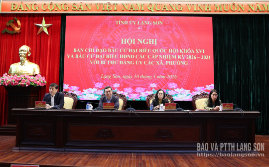 Lạng Sơn: Chủ động các phương án, bảo đảm tuyệt đối an toàn trong thời gian bầu cử Quốc hội và HĐND