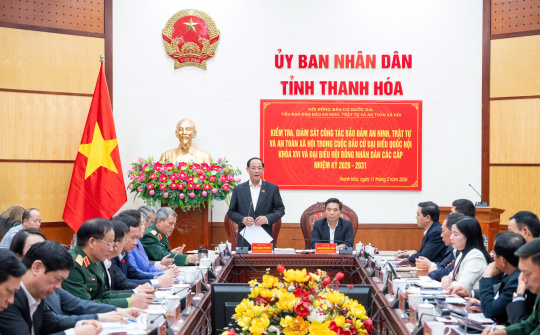 Thanh Hóa: Đảm bảo tuyệt đối an ninh, trật tự phục vụ bầu cử đại biểu Quốc hội khóa XVI
