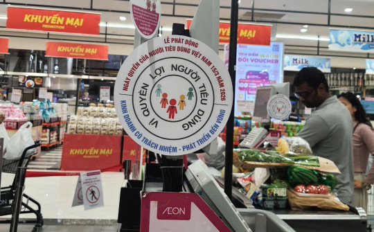 Hà Nội phát động Ngày Quyền của Người tiêu dùng Việt Nam 2026, ưu đãi tới 50% tại AEON Hà Đông