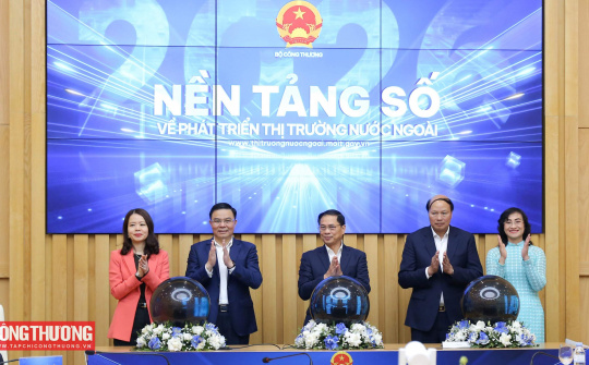Bộ Công Thương khai trương Nền tảng số về phát triển thị trường nước ngoài