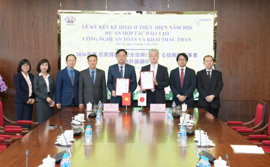 Vinacomin và JOGMEC: Tiếp tục hợp tác đào tạo công nghệ an toàn và khai thác than