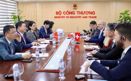 Việt Nam - Thụy Sỹ: Định hướng thúc đẩy đàm phán Hiệp định Thương mại tự do giữa Việt Nam và Khối EFTA