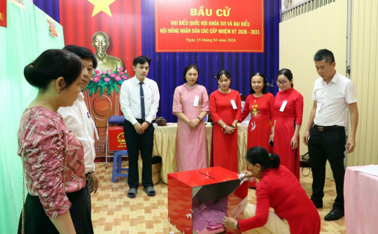 Bầu cử đại biểu Quốc hội khóa XVI và HĐND các cấp: Các địa phương thực hiện kiểm phiếu theo quy định