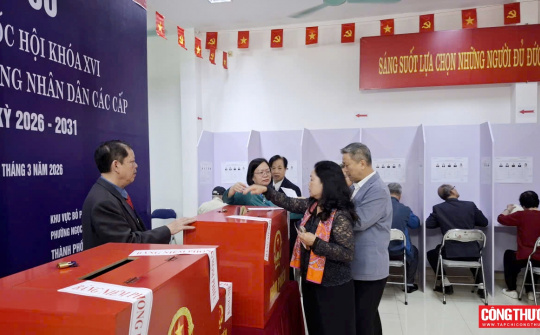 Dự kiến ngày 22/3 công bố kết quả bầu cử đại biểu Quốc hội khóa XVI