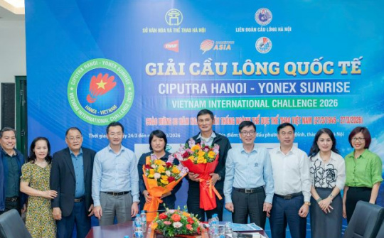 Ciputra Hanoi đồng hành cùng giải cầu lông Quốc tế Việt Nam Internationnal Challenge 2026