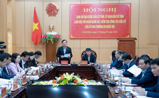 Ninh Bình: Tổ chức thành công cuộc bầu cử đại biểu Quốc hội khóa XVI là nhiệm vụ chính trị trọng tâm