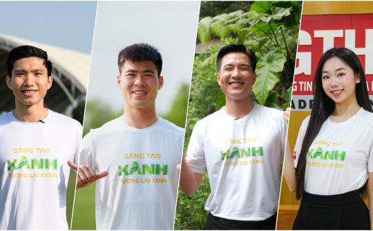 Từ sân cỏ đến màn ảnh: Các đại sứ cùng lan tỏa lối sống xanh