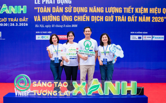 Công đoàn Công Thương Việt Nam lan tỏa lối sống xanh từ Giải chạy Giờ Trái đất 2026