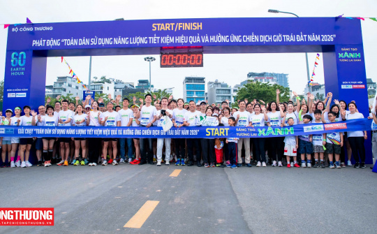 Hơn 2.000 người tham dự Lễ phát động và Giải chạy hưởng ứng "Toàn dân sử dụng năng lượng tiết kiệm hiệu quả và hưởng ứng Chiến dịch Giờ Trái đất năm 2026"