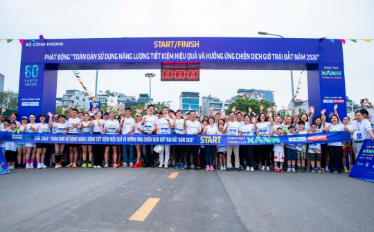 [Vietnam Today] Hơn 2.000 người tham dự Lễ phát động và Giải chạy hưởng ứng "Toàn dân sử dụng năng lượng tiết kiệm hiệu quả và hưởng ứng Chiến dịch Giờ Trái đất năm 2026"