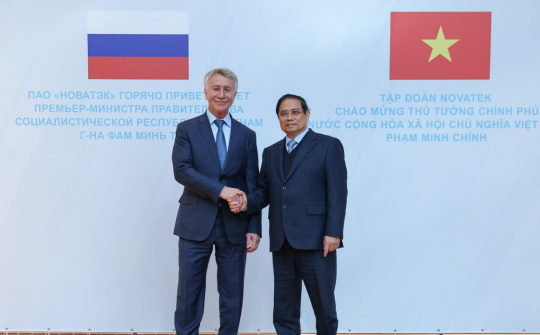 Việt Nam - Liên bang Nga thúc đẩy hợp tác các dự án LNG trọng điểm
