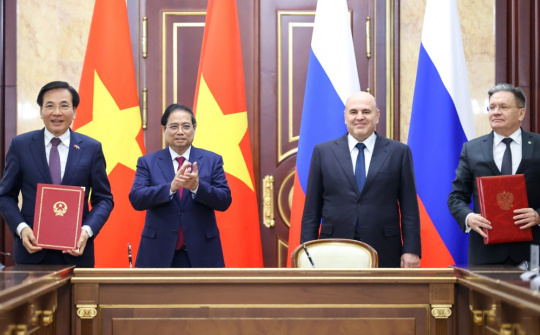 Việt Nam - Nga ký Hiệp định về hợp tác xây dựng Nhà máy điện hạt nhân trên lãnh thổ Việt Nam
