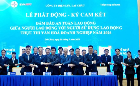 Điện lực Lai Châu: Đẩy mạnh văn hóa an toàn lao động, quyết tâm mục tiêu “Zero Accident”