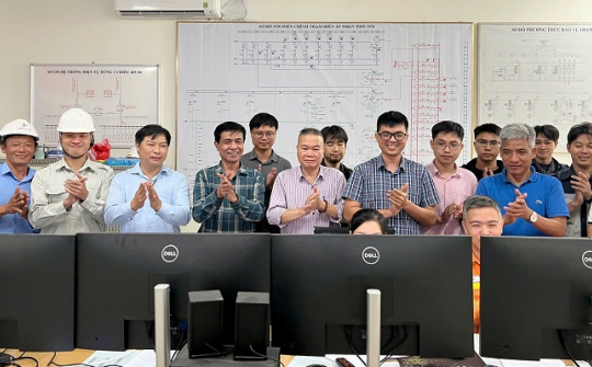 Trạm biến áp 500kV Phố Nối được nâng công suất lên 1.800MVA giúp tăng cường đảm bảo điện cho miền Bắc