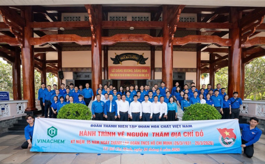 Tuổi trẻ Vinachem: Chuỗi hoạt động thiết thực kỷ niệm 95 năm Ngày thành lập Đoàn