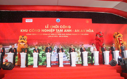 Đà Nẵng: Khởi công Khu công nghiệp Tam Anh - An An Hòa hơn 4.100 tỷ đồng