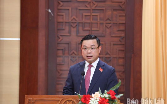 Ông Đỗ Hữu Huy được bầu làm Chủ tịch UBND tỉnh Đắk Lắk