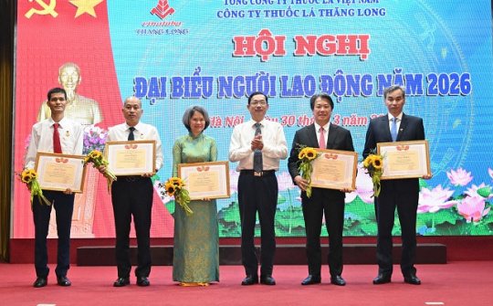 Thuốc lá Thăng Long: Giữ đà tăng trưởng, bảo đảm việc làm và thu nhập cho người lao động