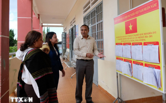 Lâm Đồng: Đồng bào dân tộc K’Ho hướng về ngày hội non sông