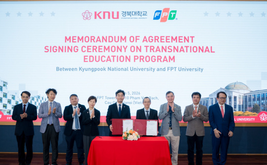 Tập đoàn FPT hợp tác đại học Hàn Quốc đào tạo nhân lực công nghệ toàn cầu
