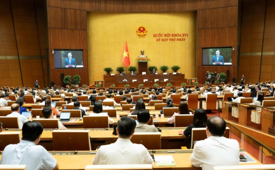 Thông cáo báo chí số 9, Kỳ họp thứ Nhất, Quốc hội khóa XVI