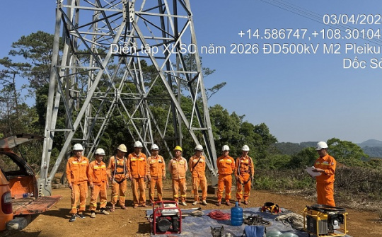 Truyền tải điện Quảng Ngãi đảm bảo vận hành an toàn lưới điện mùa khô năm 2026