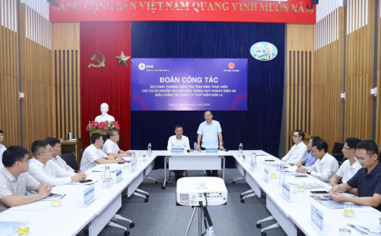 Bộ Công Thương kiểm tra tiến độ dự án điện theo Quy hoạch Điện VIII điều chỉnh tại tỉnh Sơn La