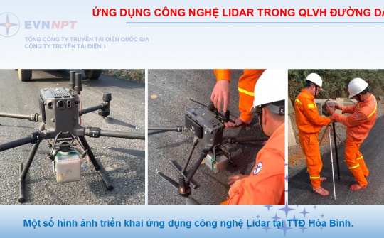 PTC1 hiện đại hóa vận hành lưới điện bằng công nghệ UAV