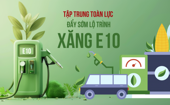 Tập trung toàn lực đẩy sớm lộ trình xăng E10