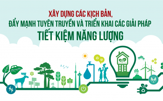 Xây dựng các kịch bản, đẩy mạnh tuyên truyền và triển khai các giải pháp tiết kiệm năng lượng