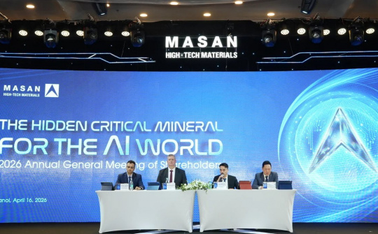 Đón sóng khoáng sản chiến lược kỷ nguyên AI, Masan High-tech Materials (MSR) kỳ vọng lãi tăng đột biến