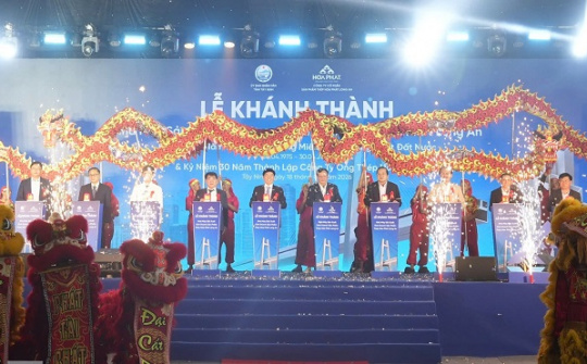 Hòa Phát khánh thành nhà máy sản xuất ống thép tại Tây Ninh công suất 400.000 tấn/năm