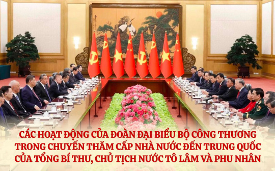 [Emagazine] Các hoạt động của Đoàn đại biểu Bộ Công Thương trong chuyến thăm cấp Nhà nước đến Trung Quốc của Tổng Bí thư, Chủ tịch nước Tô Lâm cùng Phu nhân