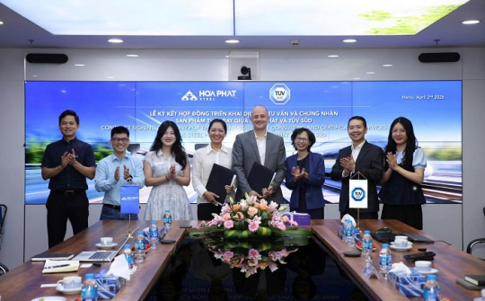 Hòa Phát hợp tác với TÜV SÜD về kiểm định và chứng nhận chất lượng ray đường sắt