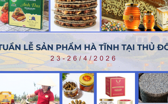 “Sức sống hàng Việt” số 5: Tuần lễ sản phẩm Hà Tĩnh tại Thủ đô