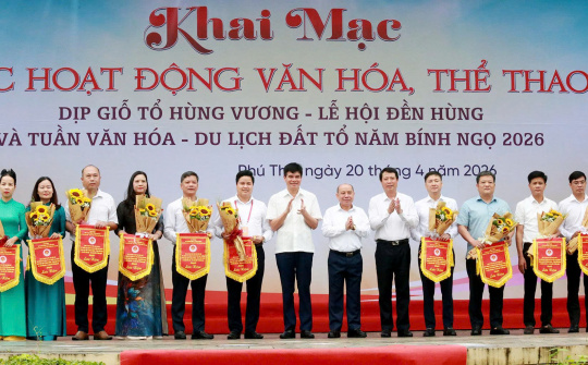 Khai mạc chuỗi hoạt động văn hóa, thể thao Giỗ Tổ Hùng Vương - Lễ hội Đền Hùng năm 2026