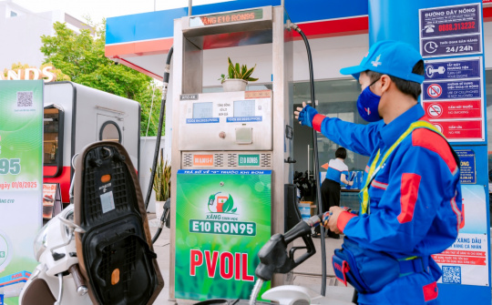 Liên kết chuỗi giá trị, PVOIL sẵn sàng nguồn cung xăng E10