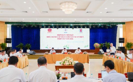 TKV chủ động nguồn than, đảm bảo điện cho cao điểm mùa khô 2026