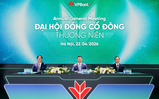 Ngân hàng VPBank (VPB) đặt mục tiêu tăng vốn lên hơn 106.000 tỷ đồng, hướng tới tăng trưởng 35% năm 2026