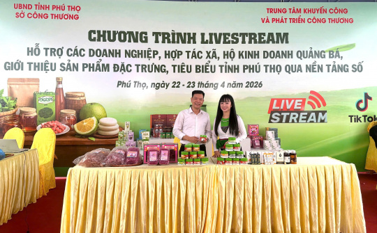 Đặc sản Phú Thọ lên sóng livestream, chốt hơn 700 đơn chỉ trong 1 giờ đồng hồ