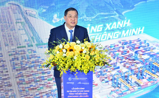 Đà Nẵng: Khởi công Dự án đầu tư xây dựng tổng thể Bến cảng container Liên Chiểu