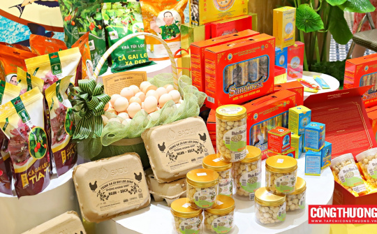 [CHÙM ẢNH] Khai mạc “Sức sống hàng Việt” số 4: Giới thiệu thực phẩm an toàn cho người Việt