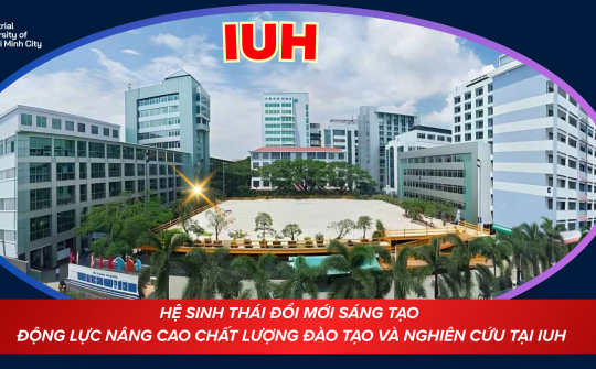 Hệ sinh thái đổi mới sáng tạo - động lực nâng cao chất lượng đào tạo và nghiên cứu tại IUH